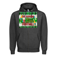Charcoal Heather on sunday we watch football tumbler Zipper Hoodie - BundleAndBundleShop