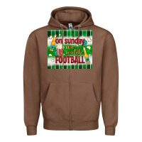 Chestnut on sunday we watch football tumbler Zipper Hoodie - BundleAndBundleShop