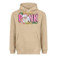 Mushroom dreaming of a pink christmas Heavyweight Hoodie - CowhideDigitalArt