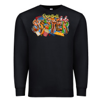 Black basketball sister Premium Sweatshirt - CowhideDigitalArt