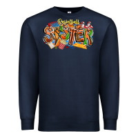 Navy basketball sister Premium Sweatshirt - CowhideDigitalArt