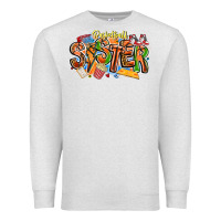 Oatmeal Heather basketball sister Premium Sweatshirt - CowhideDigitalArt