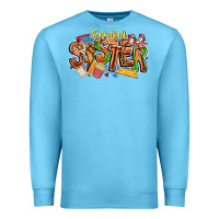 Ocean Blue basketball sister Premium Sweatshirt - CowhideDigitalArt
