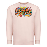 Pale Pink basketball sister Premium Sweatshirt - CowhideDigitalArt