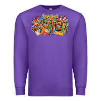 Purple basketball sister Premium Sweatshirt - CowhideDigitalArt
