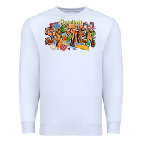 White basketball sister Premium Sweatshirt - CowhideDigitalArt
