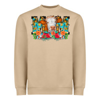 Mushroom Mom Cow Flowers Heavyweight Sweatshirt - CowCowDesign
