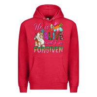 Cardinal He Is Alive And I'm Forgiven Premium Hoodie - BundleAndBundleShop