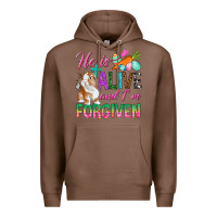 Chestnut He Is Alive And I'm Forgiven Premium Hoodie - BundleAndBundleShop