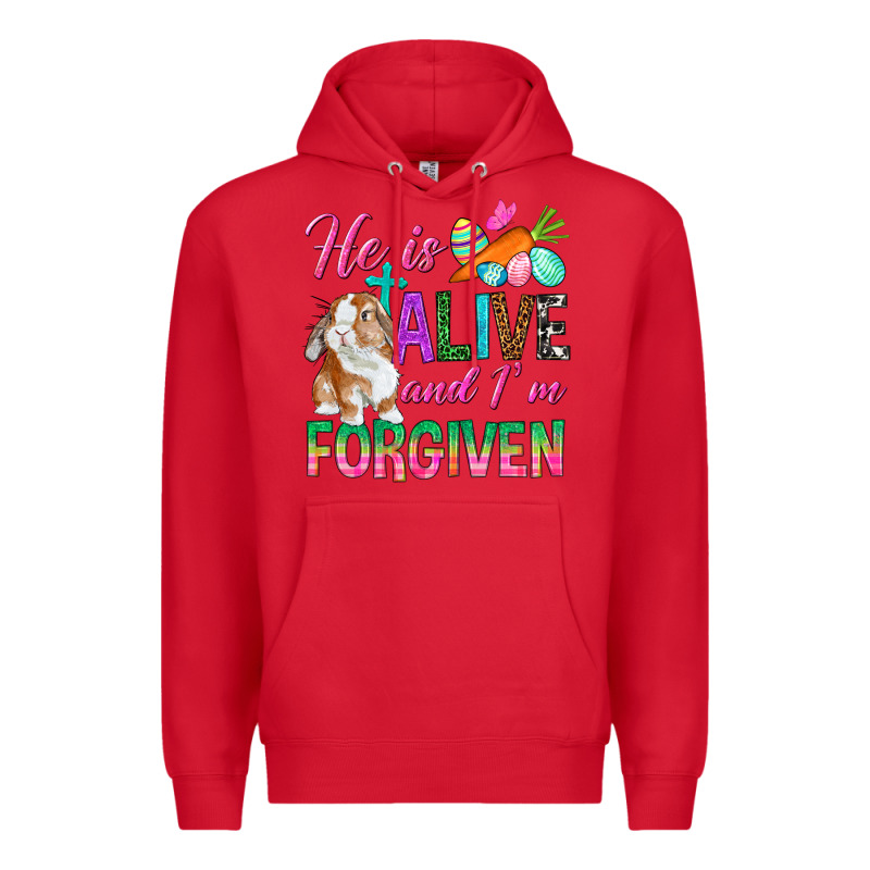 He Is Alive And I'm Forgiven Premium Hoodie by BundleAndBundleShop | Teevron