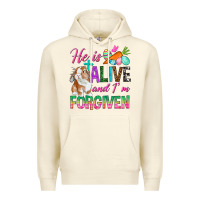 Sandshell He Is Alive And I'm Forgiven Premium Hoodie - BundleAndBundleShop