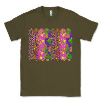 Army Green mardi gras brushstrokes Classic Tee - RanaPortraitStore