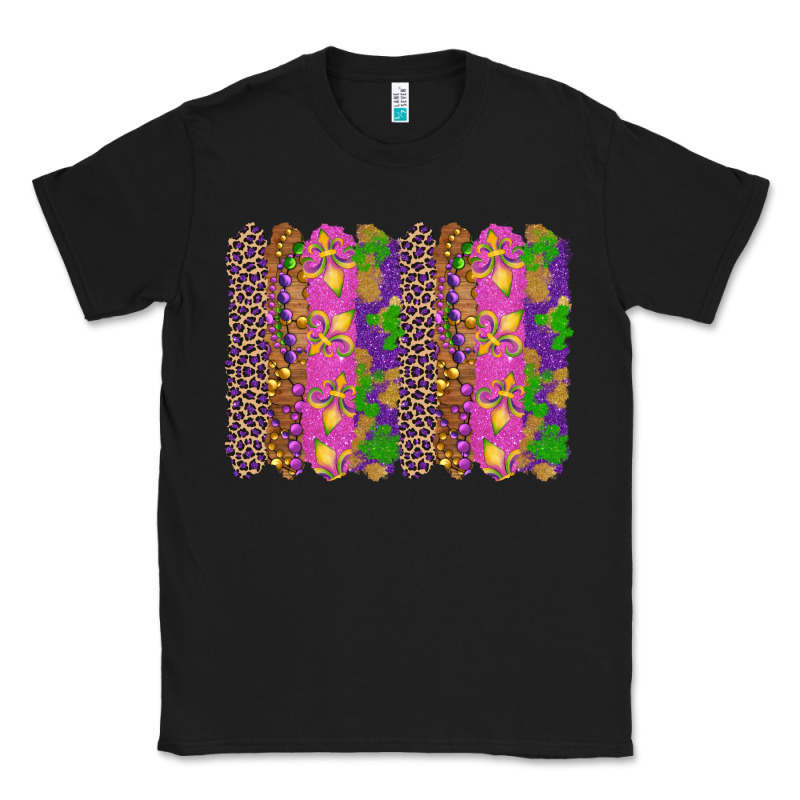 Mardi Gras Brushstrokes Classic Tee by RanaPortraitStore | Teevron
