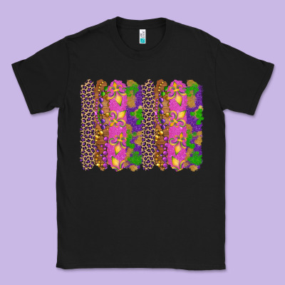 Mardi Gras Brushstrokes Classic Tee Designed By Ranaportraitstore