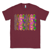 Burgundy mardi gras brushstrokes Classic Tee - RanaPortraitStore