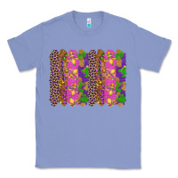 Colony Blue mardi gras brushstrokes Classic Tee - RanaPortraitStore