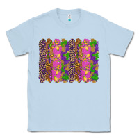 Dusty Blue mardi gras brushstrokes Classic Tee - RanaPortraitStore