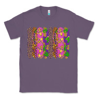 Lavender mardi gras brushstrokes Classic Tee - RanaPortraitStore