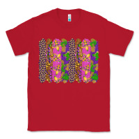 Red mardi gras brushstrokes Classic Tee - RanaPortraitStore