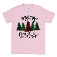 Bubblegum Pink Merry Christmas Trees Classic Tee - Bettercallsaul