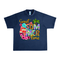 Navy sweet summer time Urban Heavy Tee - NancyCooperArtShop