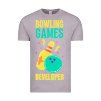 Vintage Zinc Bowling Games Developer Vintage Tee - lanVoArt