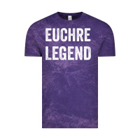 Cloud Purple Euchre Legend Best Euchre Card Board Game Player Gift Vintage Tee - lanVoArt