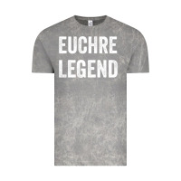 Cloud Rock Euchre Legend Best Euchre Card Board Game Player Gift Vintage Tee - lanVoArt