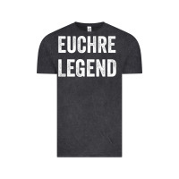 Vintage Black Euchre Legend Best Euchre Card Board Game Player Gift Vintage Tee - lanVoArt