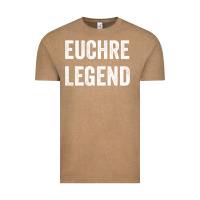 Vintage Coffee Euchre Legend Best Euchre Card Board Game Player Gift Vintage Tee - lanVoArt