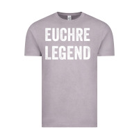 Vintage Zinc Euchre Legend Best Euchre Card Board Game Player Gift Vintage Tee - lanVoArt