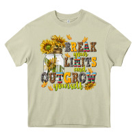 Mossy break your limits and outgrow yourself Heavy Core Tee - NancyCooperArtShop