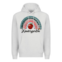 Dove Grey kindergarten rainbow Premium Hoodie - RanaPortraitStore