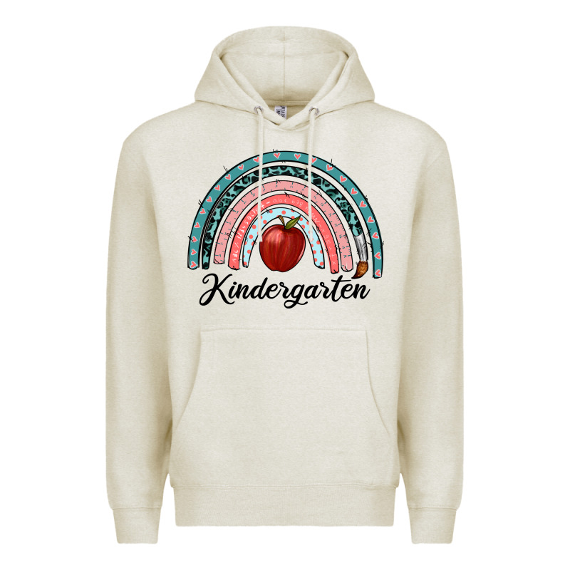 Kindergarten Rainbow Premium Hoodie by RanaPortraitStore | Teevron