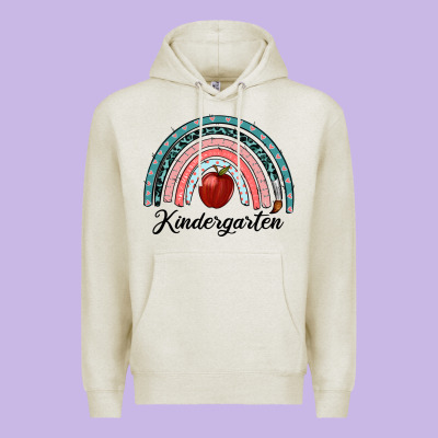 Kindergarten Rainbow Premium Hoodie Designed By Ranaportraitstore