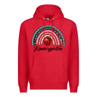 Red kindergarten rainbow Premium Hoodie - RanaPortraitStore