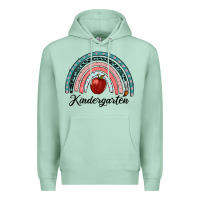 Seafoam kindergarten rainbow Premium Hoodie - RanaPortraitStore