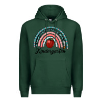 Sports Green kindergarten rainbow Premium Hoodie - RanaPortraitStore