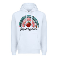 White kindergarten rainbow Premium Hoodie - RanaPortraitStore