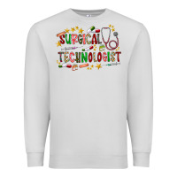 Dove Grey Surgical Technologist Premium Sweatshirt - CowhideDigitalArt