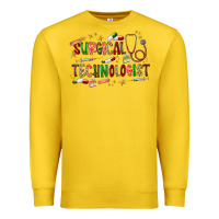 Lemon Surgical Technologist Premium Sweatshirt - CowhideDigitalArt