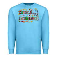 Ocean Blue Surgical Technologist Premium Sweatshirt - CowhideDigitalArt