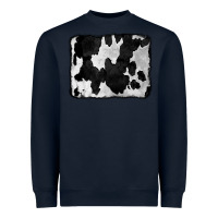 Navy Cowhide Heavyweight Sweatshirt - CowCowDesign