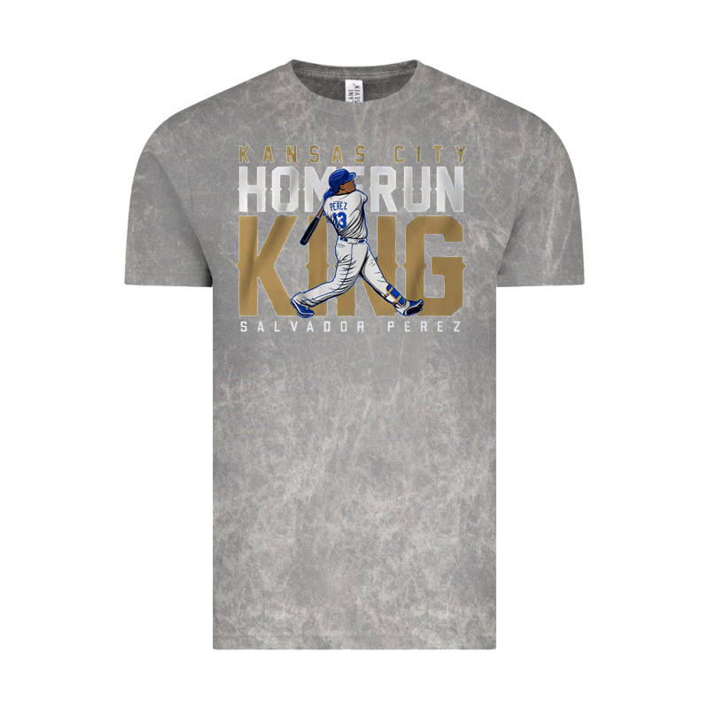 Salvador Pérez Home Run King Vintage Tee by lanVoArt | Teevron