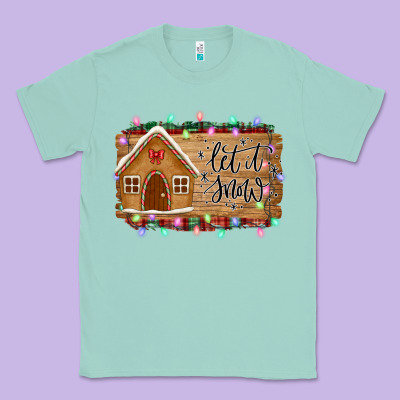 Let It Snow Classic Tee Designed By Bettercallsaul