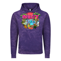 Cloud Purple Salty vibes summer Vintage Hoodie - NancyCooperArtShop