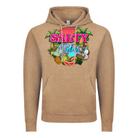 Vintage Coffee Salty vibes summer Vintage Hoodie - NancyCooperArtShop