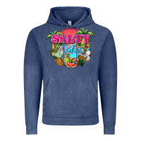 Vintage Denim Salty vibes summer Vintage Hoodie - NancyCooperArtShop