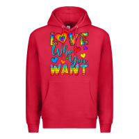 Cardinal Western Love Who You Want Premium Hoodie - BundleAndBundleShop