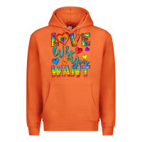 Carrot Western Love Who You Want Premium Hoodie - BundleAndBundleShop